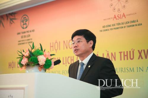 Phó Chủ tịch UBND TP.Hà Nội Ngô Văn Quý phát biểu chào mừng hội nghị